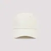 Jacquemus Logo Embroidered Curved Peak Baseball Cap In Off White