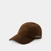 Jacquemus Hat -  - Cotton - Brown In Brown