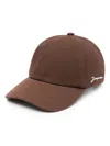 Jacquemus La Casquette Baseball Cap In Brown