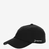 Jacquemus La Casquette  Baseball Cap In Black