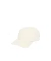 Jacquemus Logo Embroidered Curved Peak Baseball Cap In White