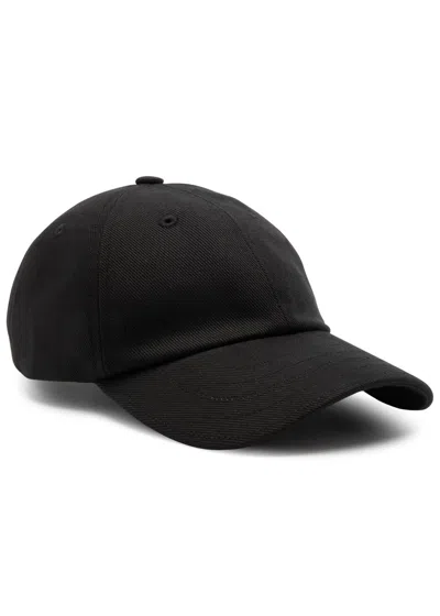 Jacquemus La Casquette  Cotton Cap In Black