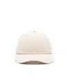 Jacquemus Logo Embroidered Curved Peak Baseball Cap In White