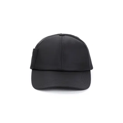 Jacquemus La Casquette Ovalie Hat In Black