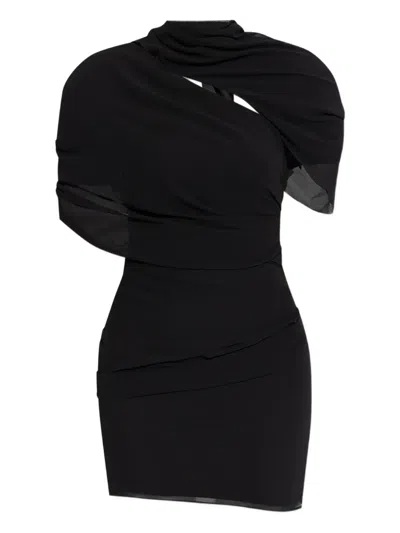 Jacquemus La Castagna Mini Dress In Black