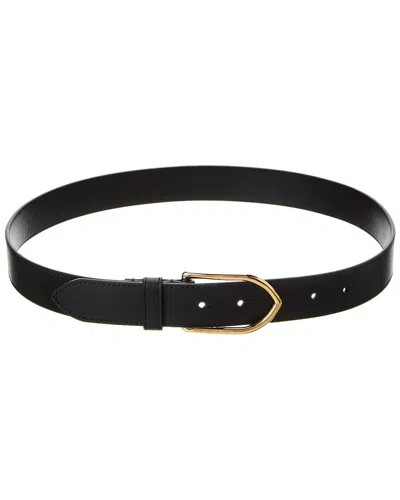 Jacquemus La Ceinture Bambino Leather Belt In Black