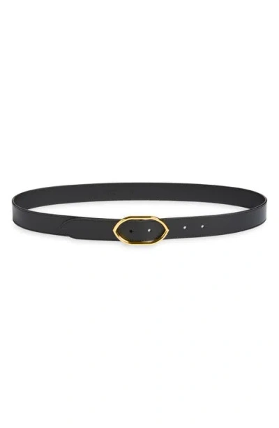 Jacquemus La Ceinture Calisson Leather Belt In Black
