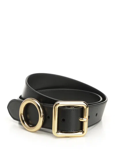 Jacquemus Le Ceinture Regalo Leather Belt In Black