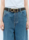 Jacquemus Le Ceinture Regalo Leather Belt In Black