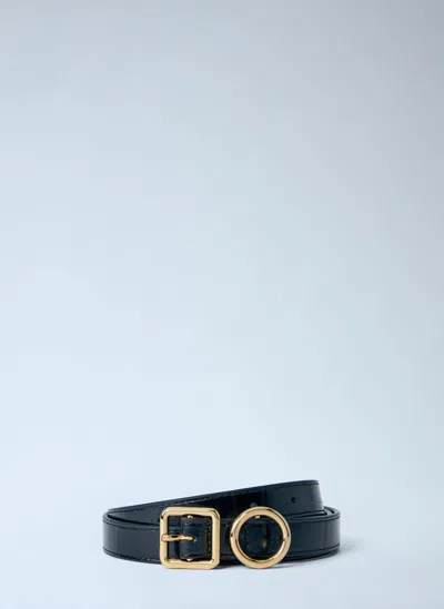 Jacquemus La Ceinture Regalo Fine Belt In Blue