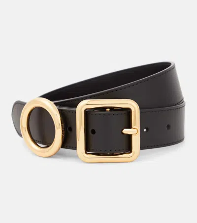 Jacquemus La Ceinture Regalo Leather Belt In Black