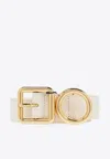 Jacquemus La Ceinture Regalo Leather Belt In White