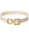 Jacquemus Belt Calfskin Adjustable Design Round Buckle In White