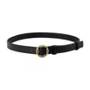 Jacquemus Salon Leather Belt Slim Adjustable Design In Pattern