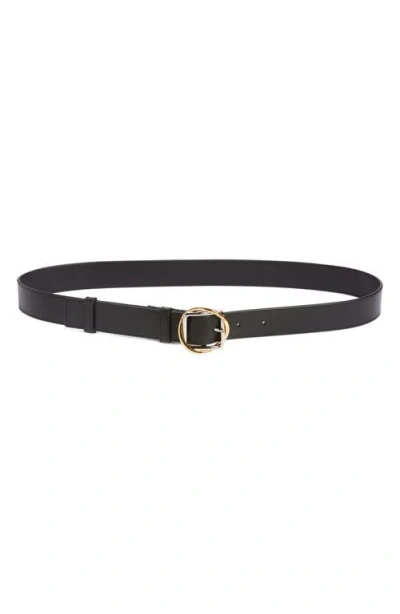Jacquemus La Ceinture Salon Leather Belt In Black