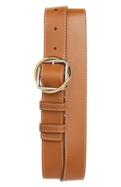 Jacquemus La Ceinture Salon Leather Belt In Brown