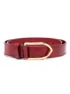 Jacquemus La Centure Belt In 红色