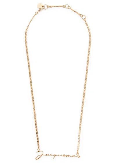 Jacquemus La Chaine  Necklace In Gold