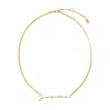 Jacquemus La Chaine Necklace In Gold