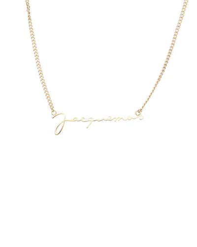 Jacquemus La Chaine Necklace In Gold