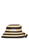 Jacquemus La Chapeau Vela Raffia Bucket Hat