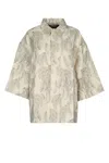 Jacquemus Women La Chemise Aloe In Jacquard Banana Logo