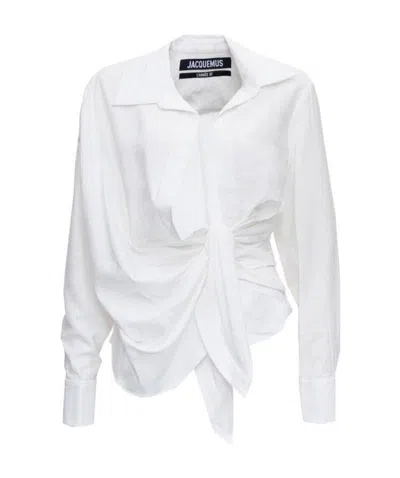 JACQUEMUS LA CHEMISE BAHIA BLOUSE