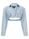 Jacquemus Light Blue La Chemise Bahia Courte Shirt