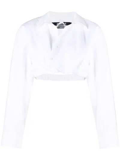Jacquemus La Chemise Bahia Courte Shirt In White