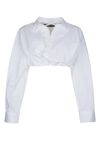Jacquemus Women's Camicia Shirt In White