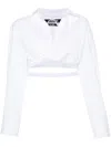 Jacquemus La Chemise Bahia Courte In White