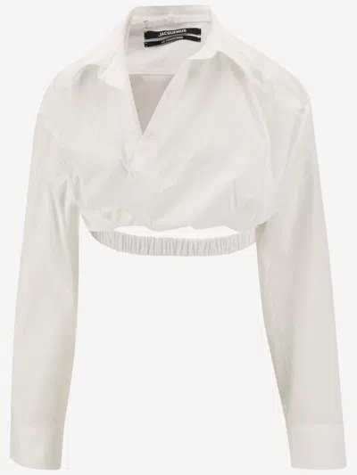 Jacquemus La Chemise Bahia Courte In White