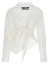 Jacquemus La Chemise Bahia Knotted Cotton Shirt