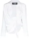 Jacquemus Women La Chemise Bahia Shirt In White
