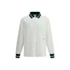 Jacquemus La Chemise Baseball White Shirt With Embroidered Logo On The Front In Cotton Man In White