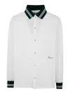 Jacquemus La Chemise Baseball White Shirt With Embroidered Logo On The Front In Cotton Man In White