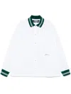 Jacquemus La Chemise Baseball White Shirt With Embroidered Logo On The Front In Cotton Man In White
