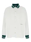 Jacquemus La Chemise Baseball White Shirt With Embroidered Logo On The Front In Cotton Man In Multicolor