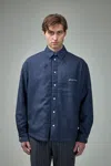 Jacquemus La Chemise Boulanger In Blue