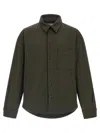 Jacquemus La Chemise Boulanger Puffer Jackets Green In Green