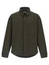Jacquemus La Chemise Boulanger Puffer Jackets Green In Green