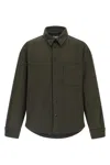 Jacquemus La Chemise Boulanger Puffer Jackets Green In Green