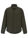 Jacquemus La Chemise Boulanger Puffer Jackets Green In Green