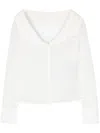 JACQUEMUS JACQUEMUS LA CHEMISE BREZZA SHIRT WITH OPEN SHOULDERS