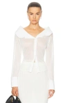 Jacquemus La Chemise Brezza In White
