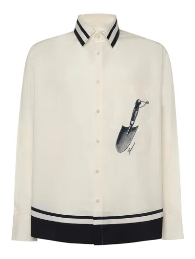 Jacquemus La Chemise Camargue Cotton Shirt In Neutral