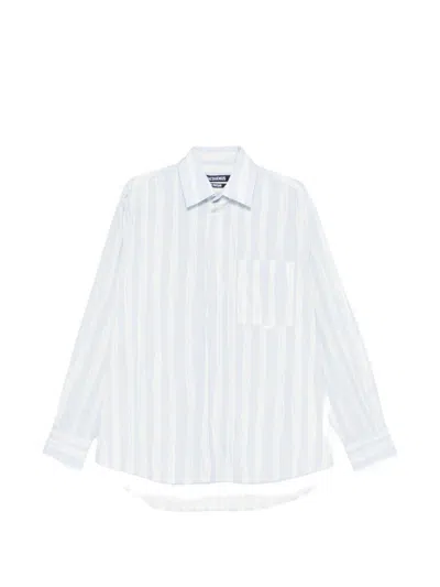 Jacquemus Men La Chemise Camargue Shirt In Blue