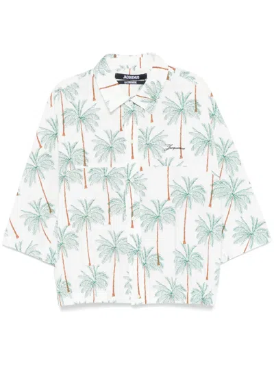 JACQUEMUS LA CHEMISE CANEVAS SHIRT