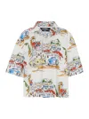 Jacquemus 'la Chemise Casaco' Multicolor Bowling Shirt With Graphic Print In Cotton Man