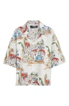 JACQUEMUS JACQUEMUS LA CHEMISE CASACO OVERSIZE BOWLING SHIRT